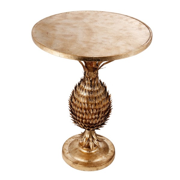 AandB Home Gold Pineapple Side Table