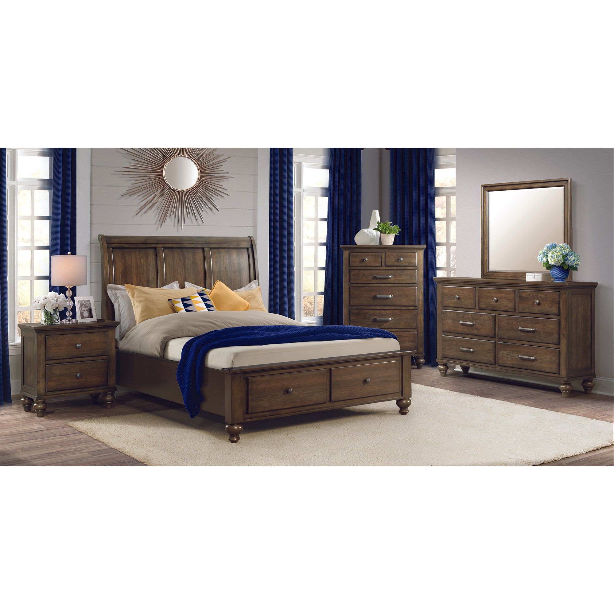 Picket House Furnishings Channing Queen 2-Drawer Platform Storage Bed