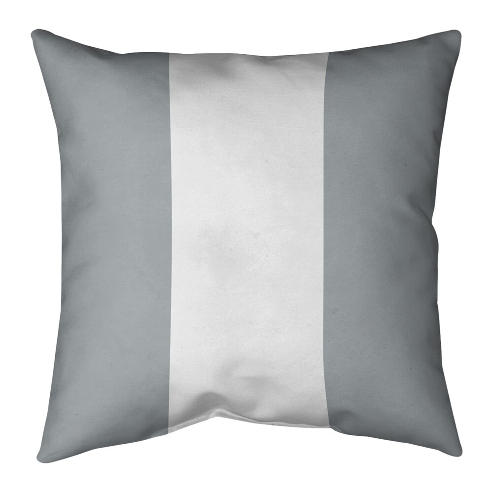 Oakland Oakland Football Stripes Floor Pillow   Standard