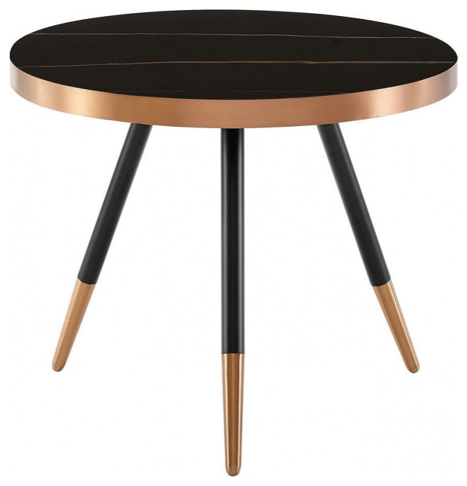 Andriani Modern Black Ceramic Small Coffee Table   Modern   Coffee Tables   by Virgil Stanis Design  Houzz