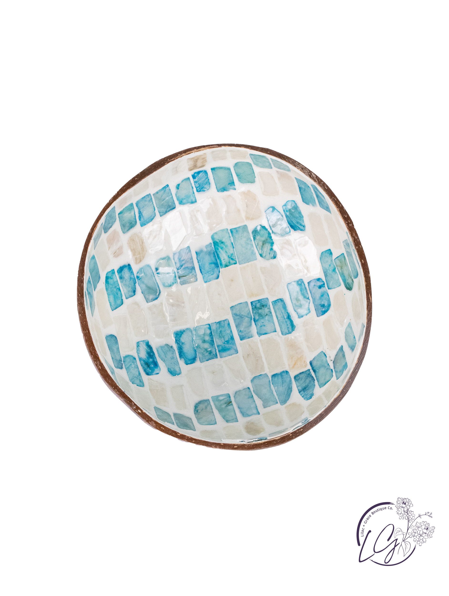 Capiz Shell Tabletop Decor Bowl