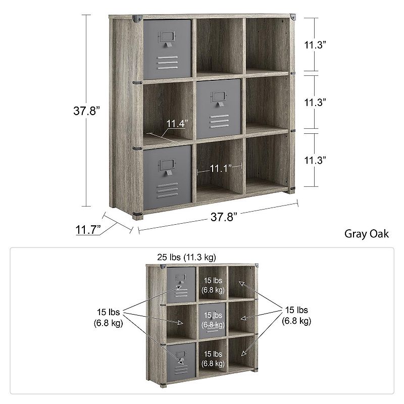 Little Seeds Nova 9-Cube Storage Bookcase