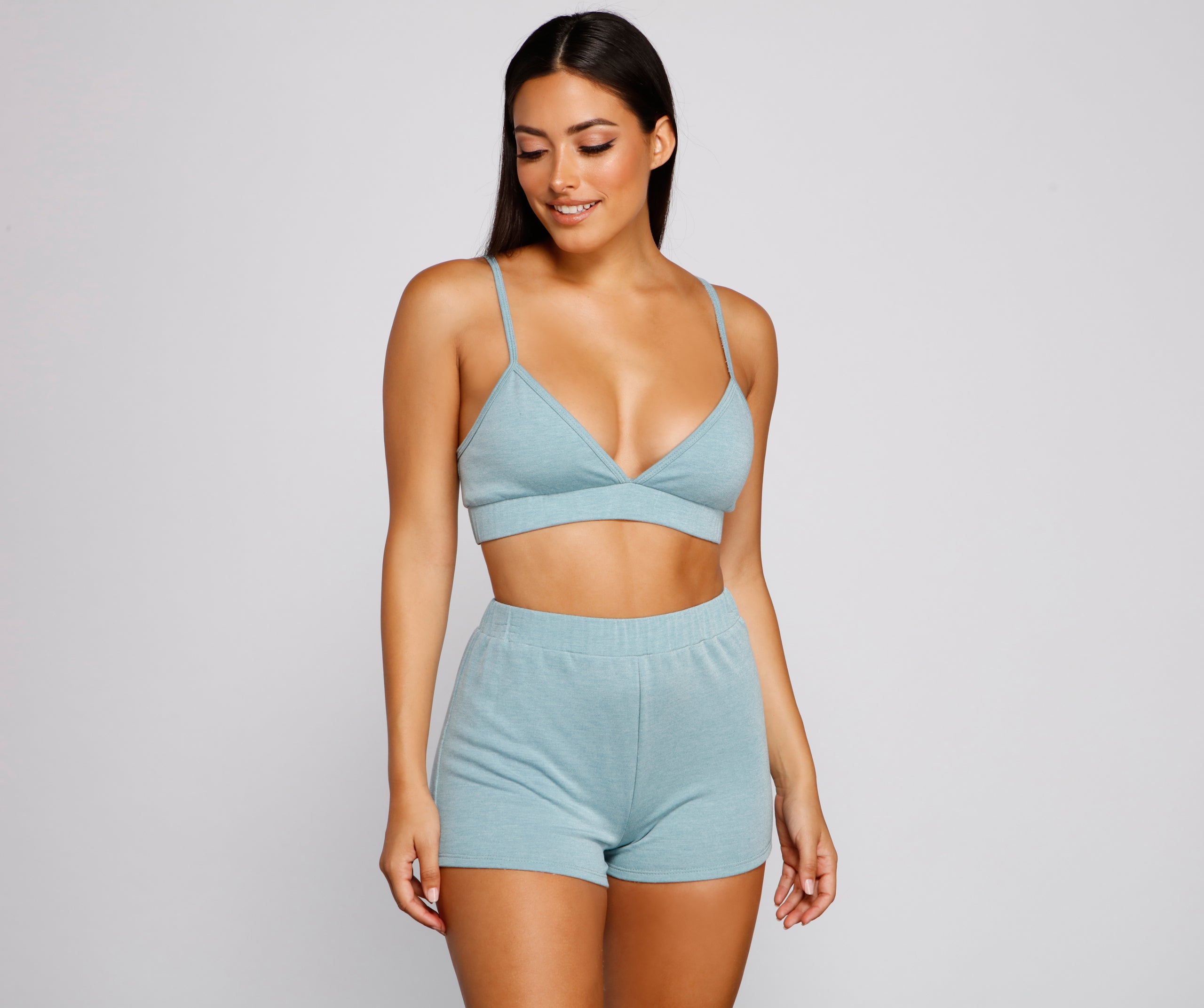 Cozy Basic Triangle Pajama Bralette