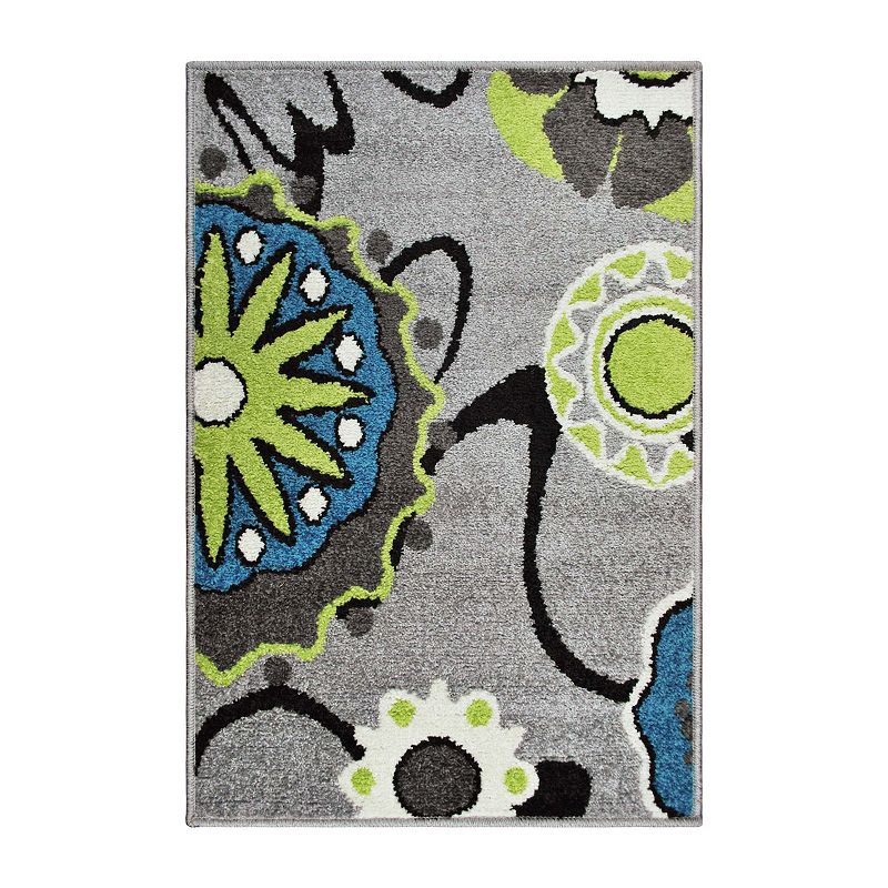 SUPERIOR Lana Floral Indoor Area Rug