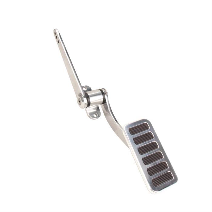 Polished Aluminum Accelerator Pedal and Mr Gasket Cable Kit