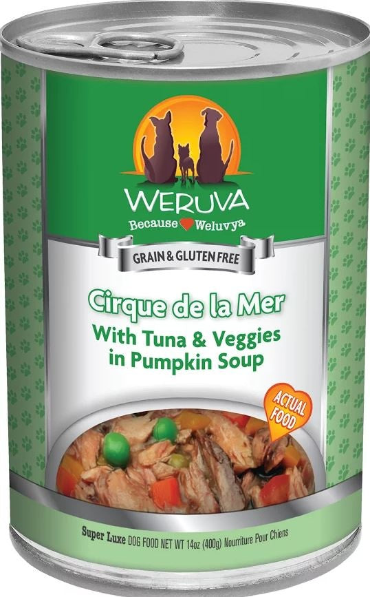 Weruva Cirque de la Mer with Tuna and Veggies in Pumkin Soup Canned Do