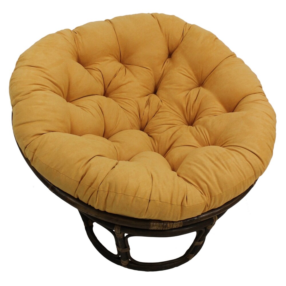 Microsuede Indoor Papasan Cushion (44 inch  48 inch  or 52 inch) (Cushion Only)