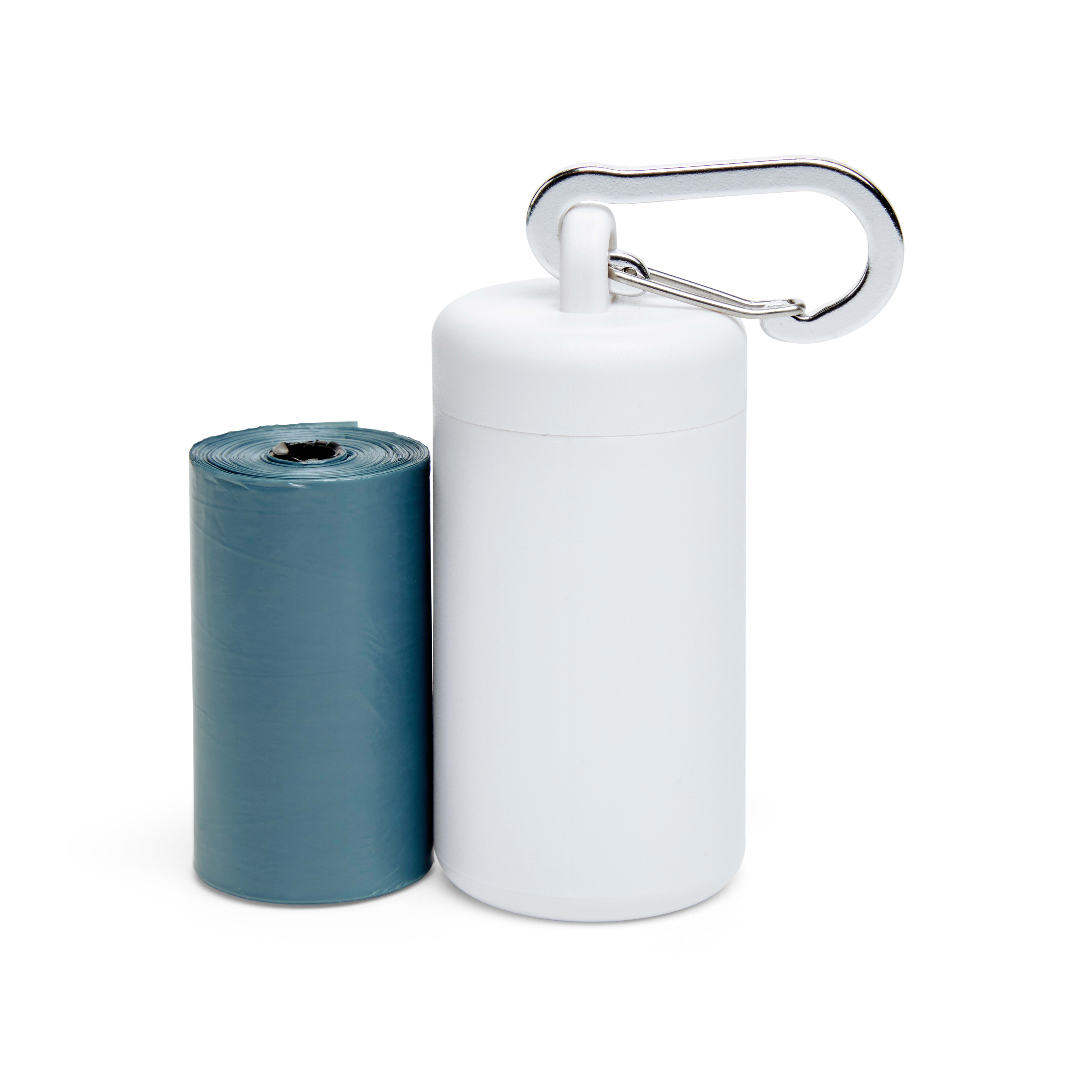 So Phresh White Dog Waste Bag Dispenser with Refill Rolls