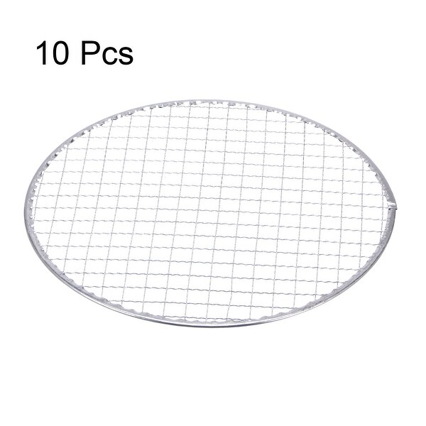 10pcs Round BBQ Grill Net 9.7