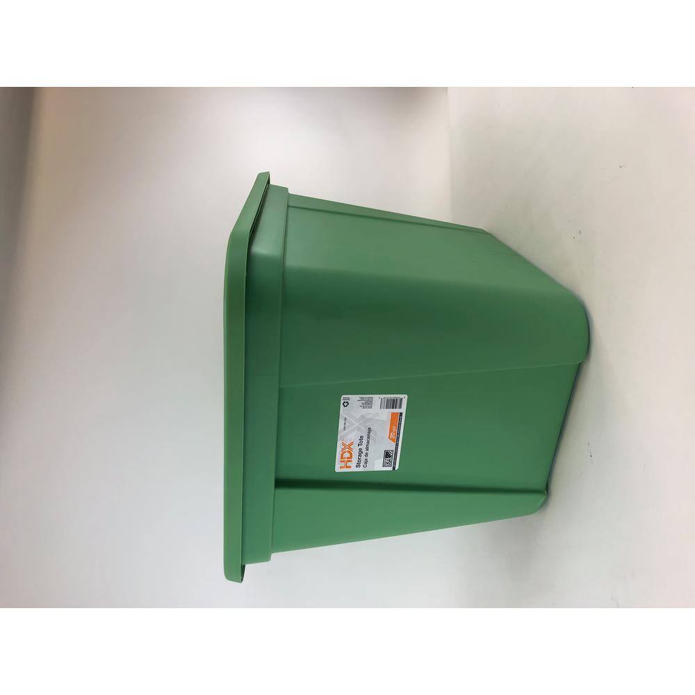 HDX 20 gal. Storage Tote in Grass 2120-4420408