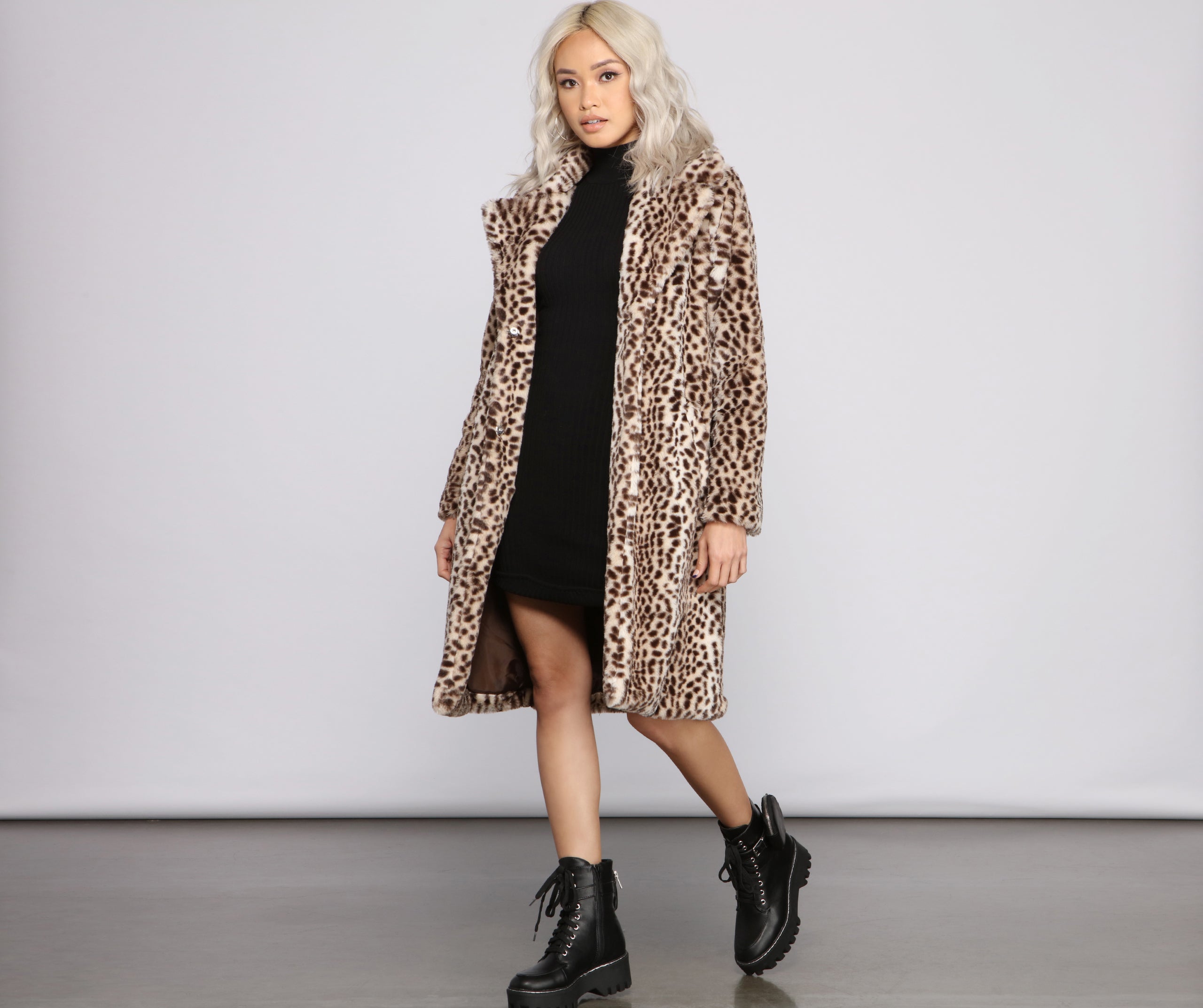 Faux-Ever Fashionable Long Coat