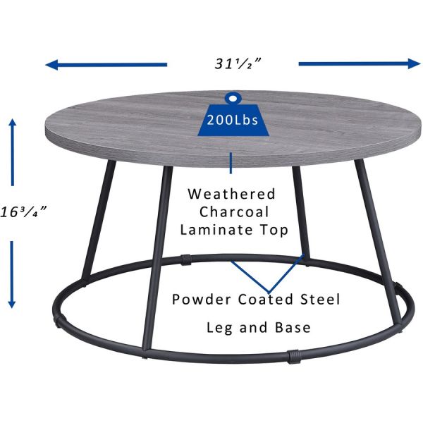 Lorell Round Coffee Table