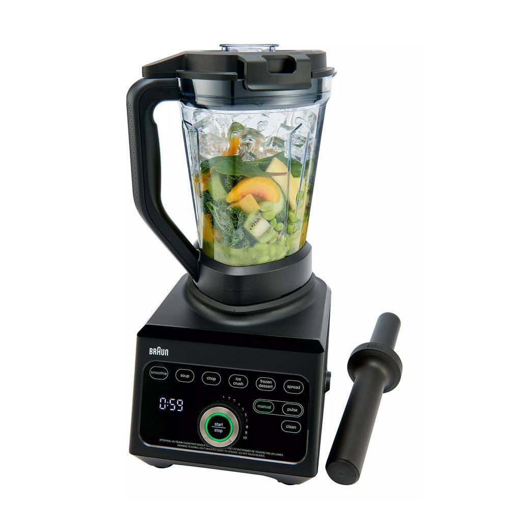 Braun TriForce 68 oz. 10 Speeds Plus Pulse Black Power Blender JB9040BK