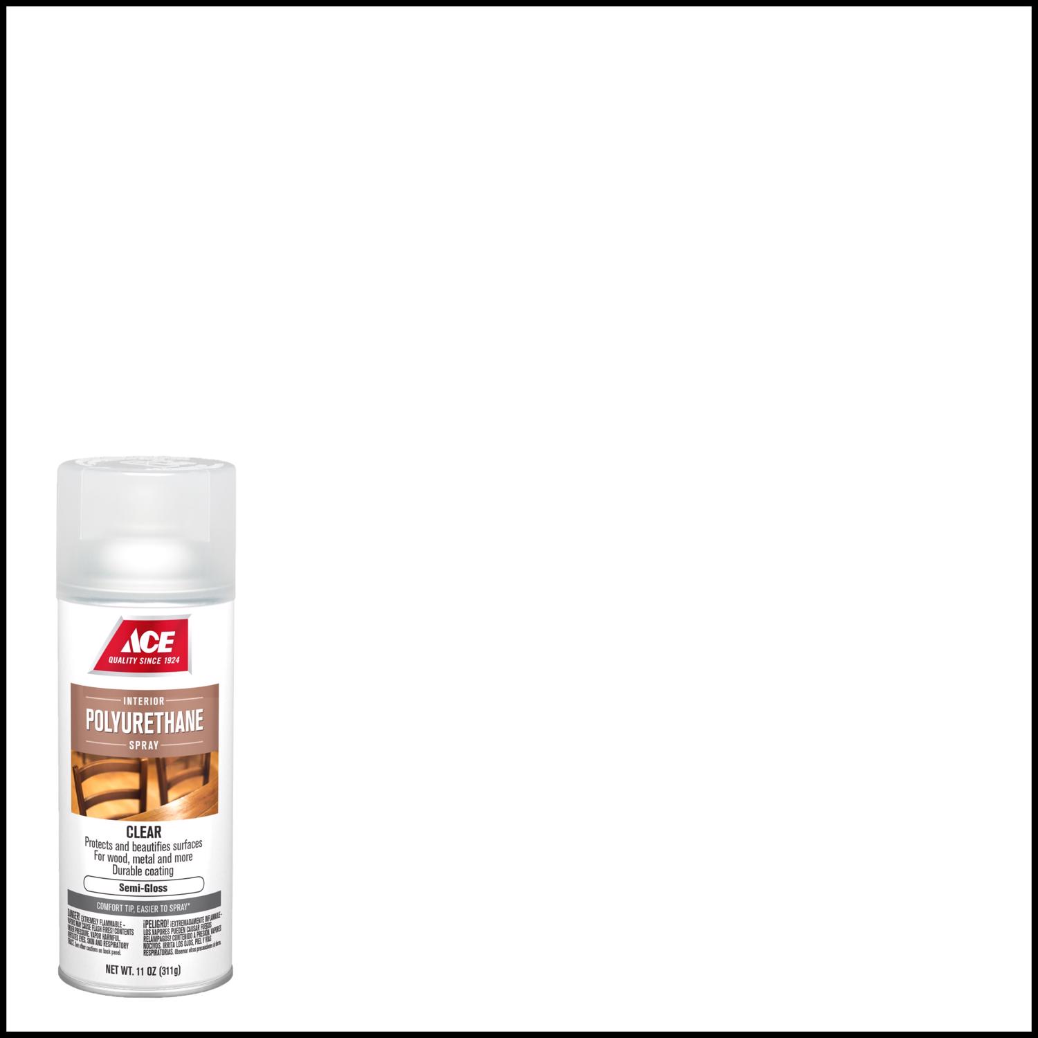 Ace Interior Semi-Gloss Clear Polyurethane Spray 11 oz