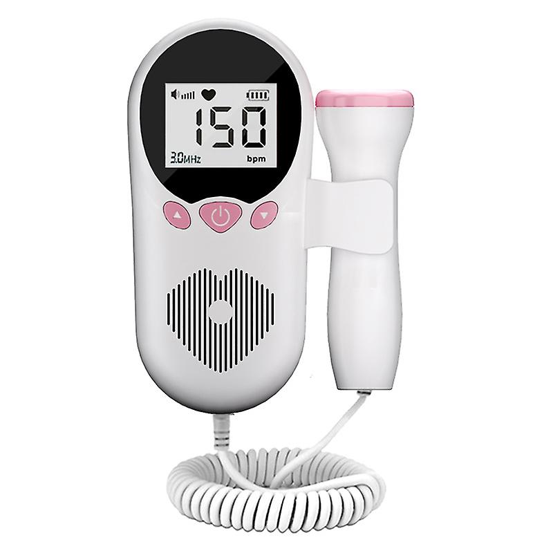 Ultrasound Doppler Fetal Heartbeat Prenatal Heart Rate Monitor Home Use (1pc)