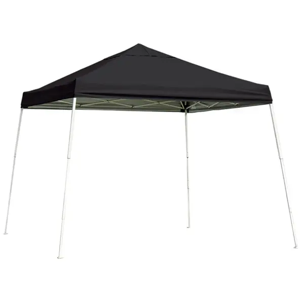 ShelterLogic 12'x12' Black Sport Series Pop Up Slant Canopy