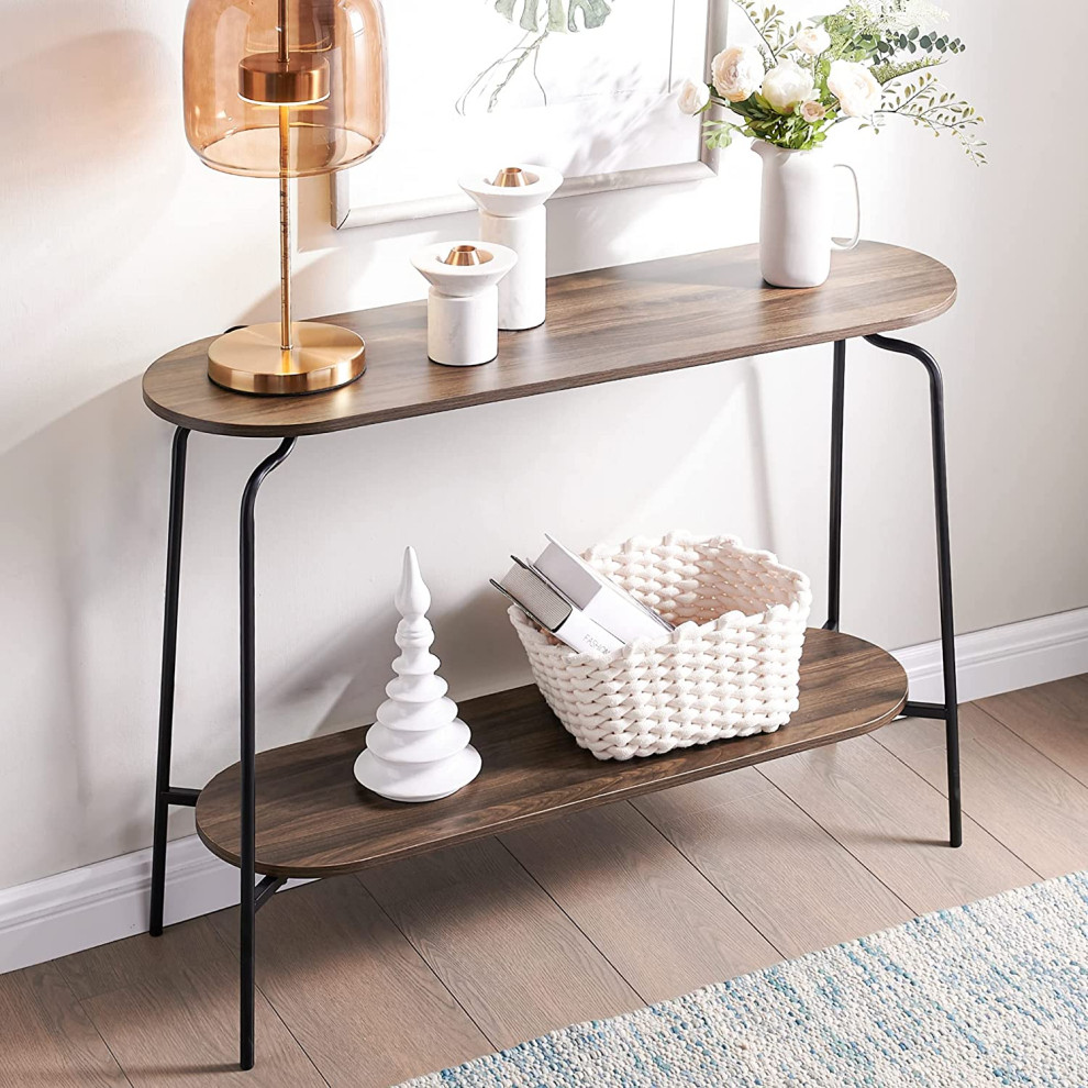 Modern Narrow Console Table for Entryway   Transitional   Console Tables   by Imtinanz  LLC  Houzz