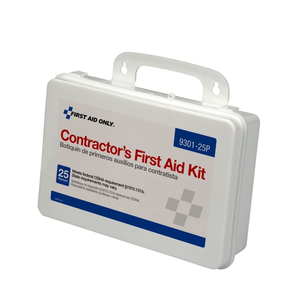 First Aid Only 25 Person Plastic Case Contractor First Aid Kit