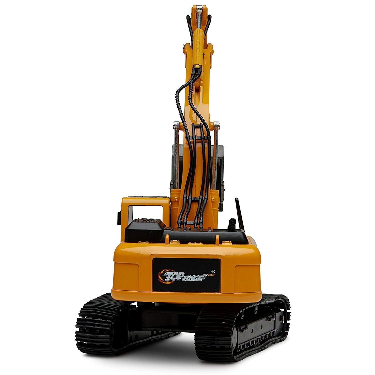 Top Race | Excavator Trucks Construction Toys For Boys， Diecast Rubber Metal， Play Vehicle