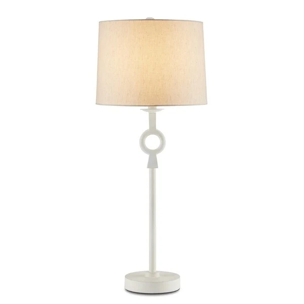 Currey and Company Germaine White Table Lamp - 34