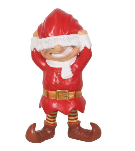 3 FT Red Playful Santa Elf