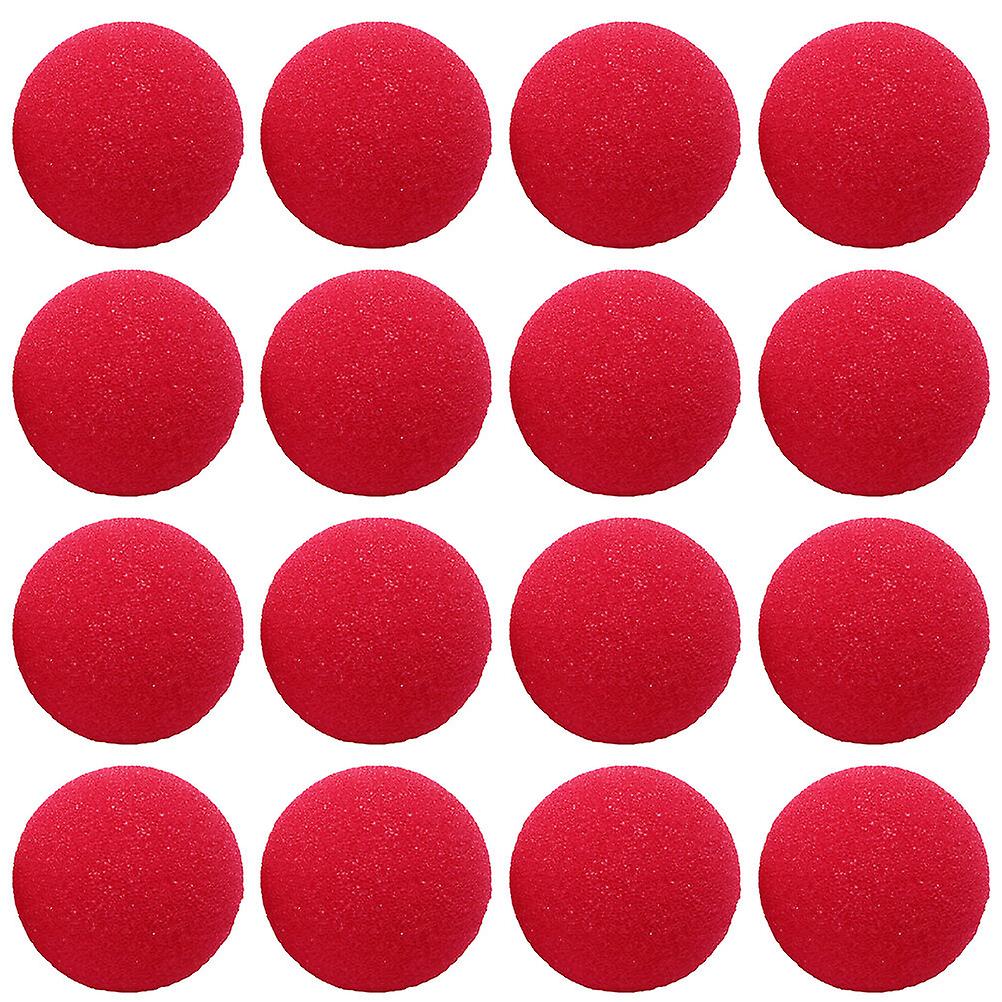 50pcs Clown Sponge Nose Clown Red Nose Ball For Masquerade Cosplay Party