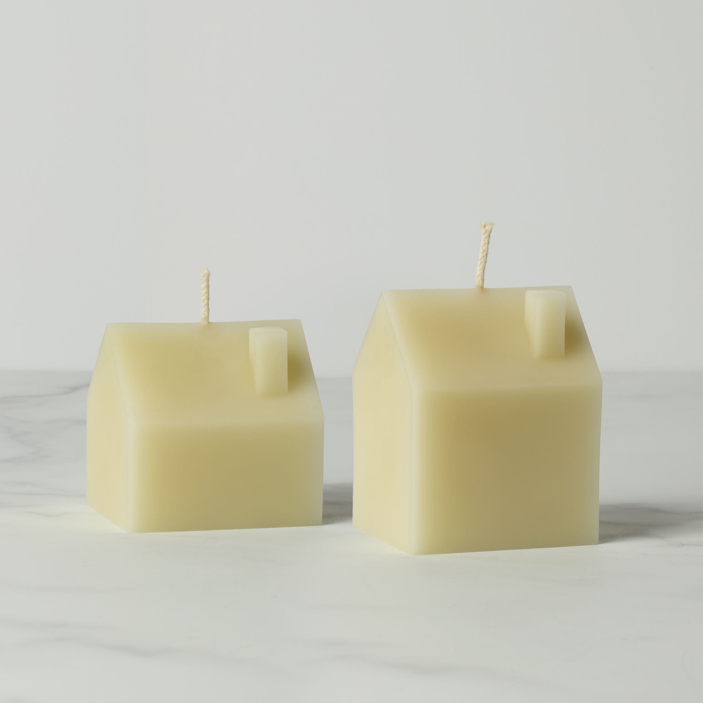 Iconic Small House Candle - Cream