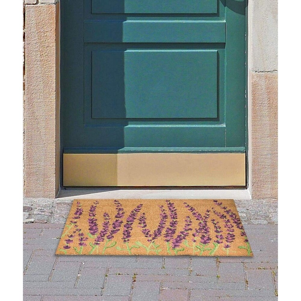 Natural Coir Door Mat    Season Indoor Outdoor Welcome Doormat  Easy Clean