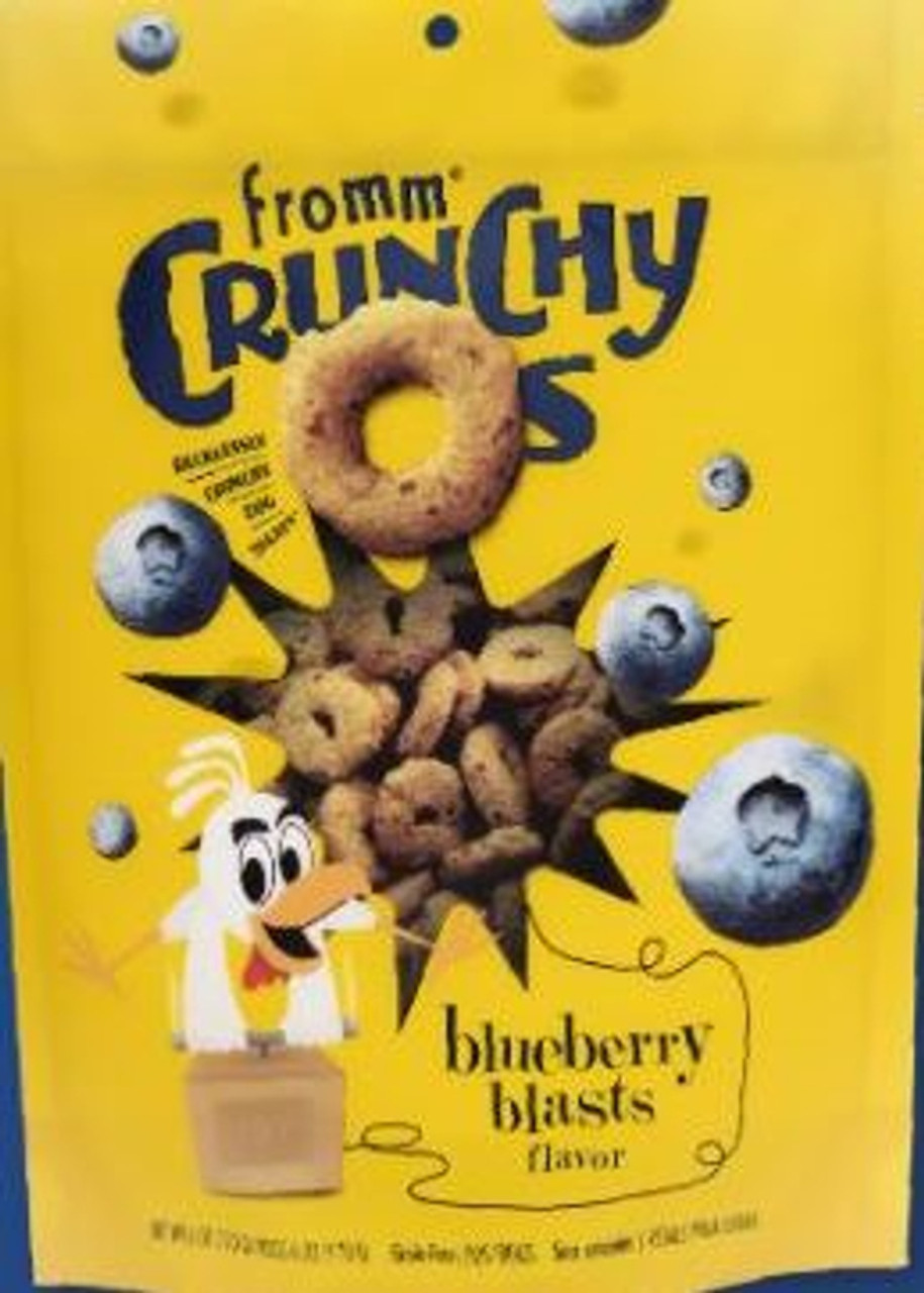 Fromm Crunchyos Blueberry Basts Dog Treats 6 OZ.