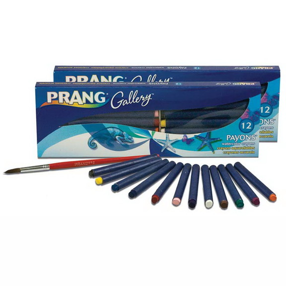 Prang DIX34312 2 Payons Watercolor Crayons  12 Per...