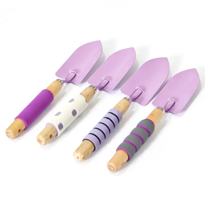 Multi type Customization 4 Pieces Gardening Tool Set Kids Purple Mini Small Hand Garden Kids Tools Set