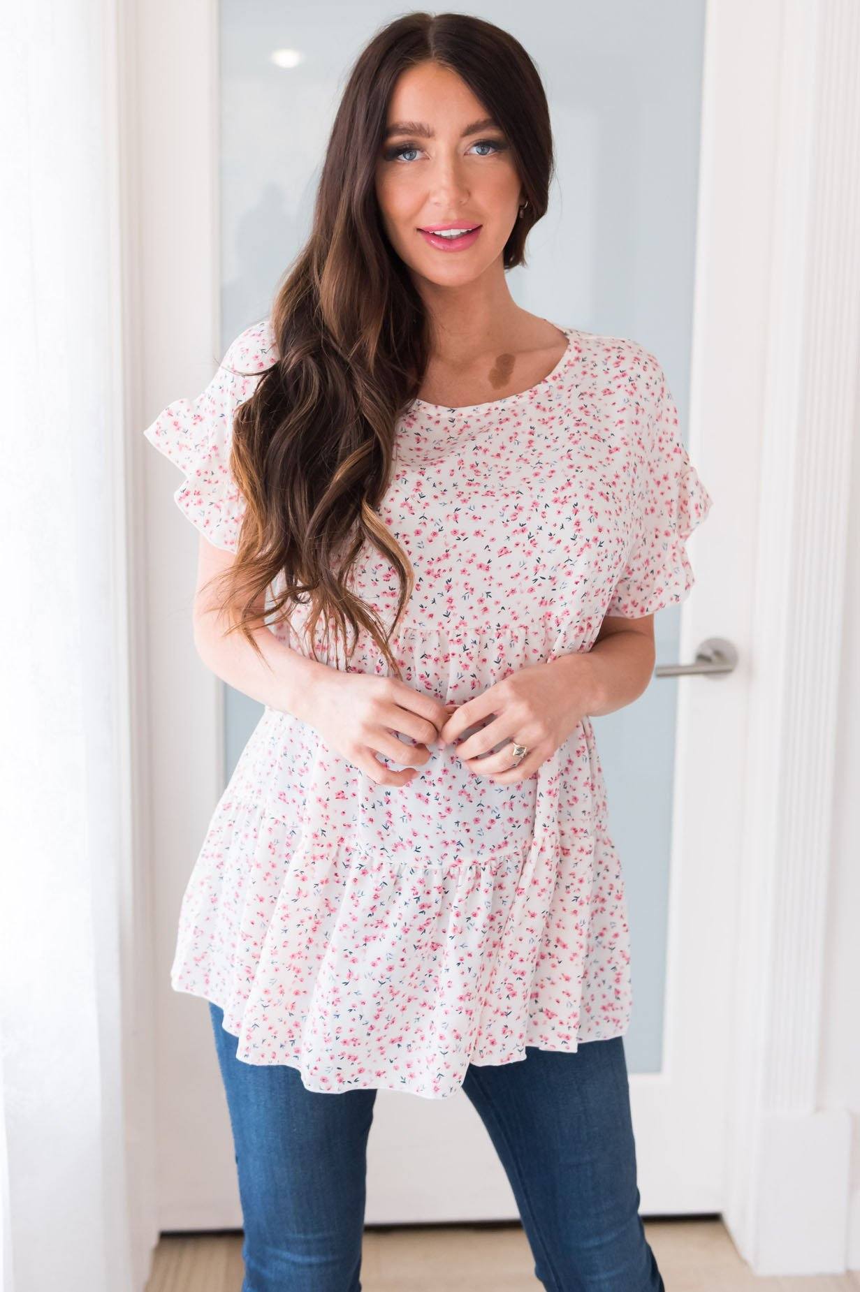 Sweet Success Floral Blouse