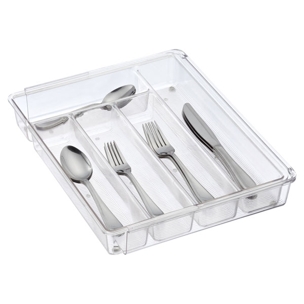 iDesign Linus Expandable Cutlery Organizer