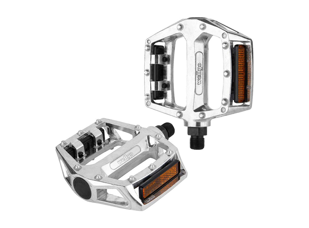 Wellgo 313 Platform Pedals - Silver