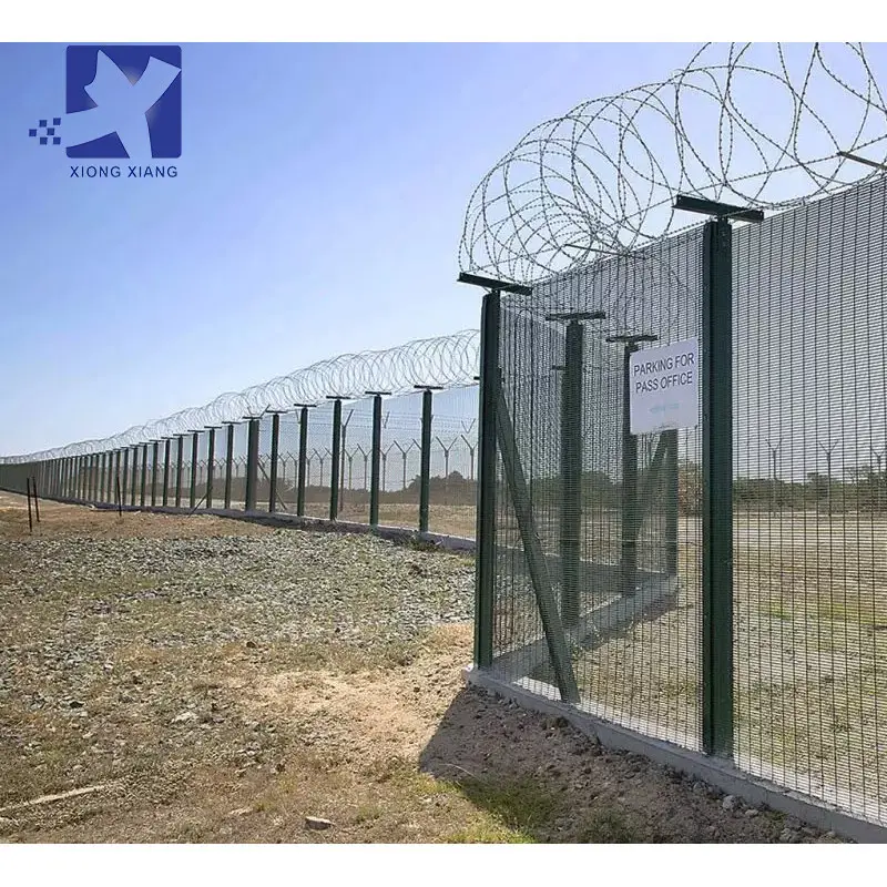 Chinese Factory Supply Powder Coated 358 Anti Climb Fence Panels