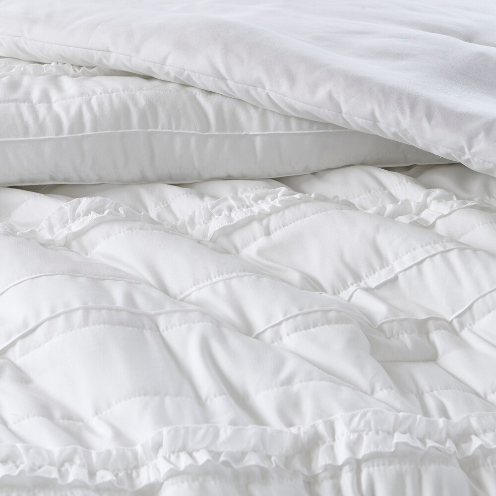 Copper Grove Burwell White Comforter Set