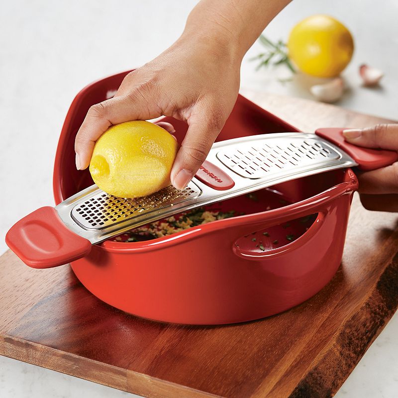 Rachael Ray Stainless Steel Multi-Grater with Silicone Holes