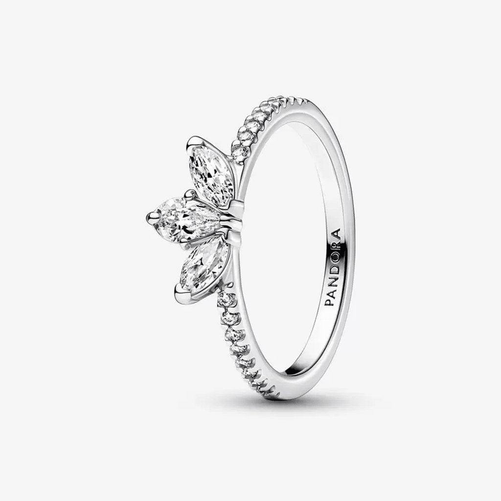 PANDORA  Sparkling Herbarium Cluster Ring