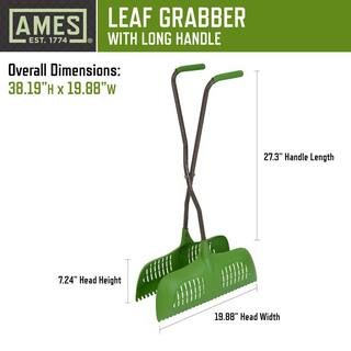 Ames 38 in. L Handle Leaf Collecting Tool 20226200