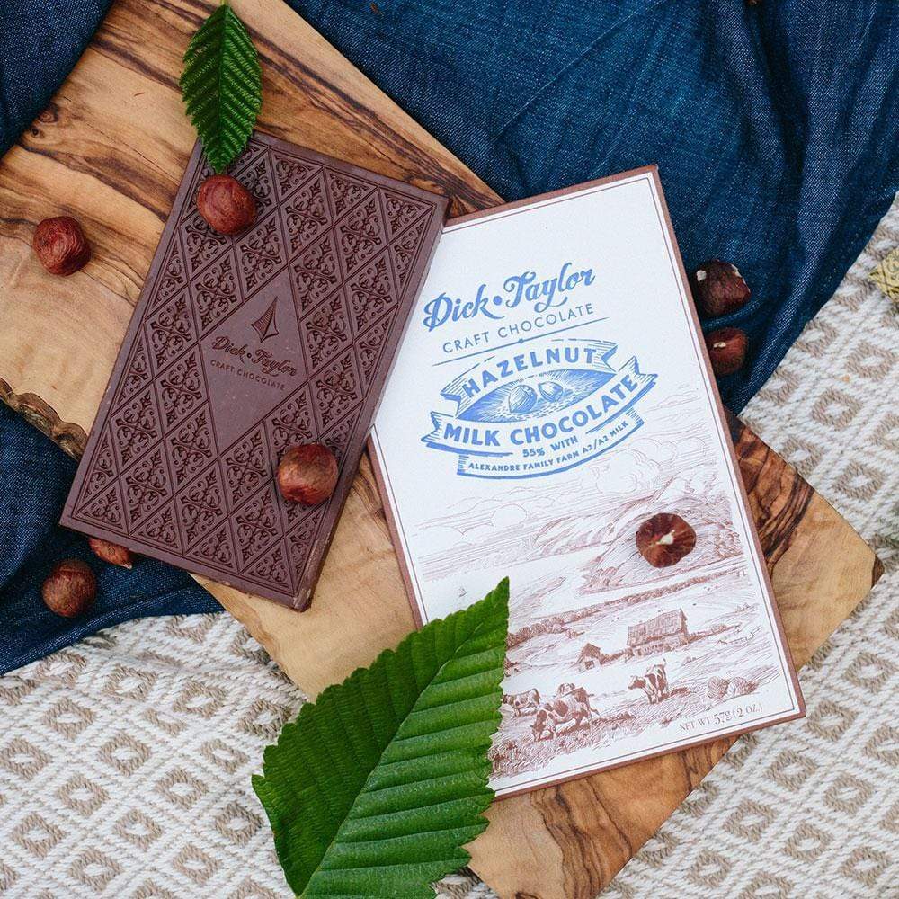 Dick Taylor Hazelnut Milk Chocolate Bar