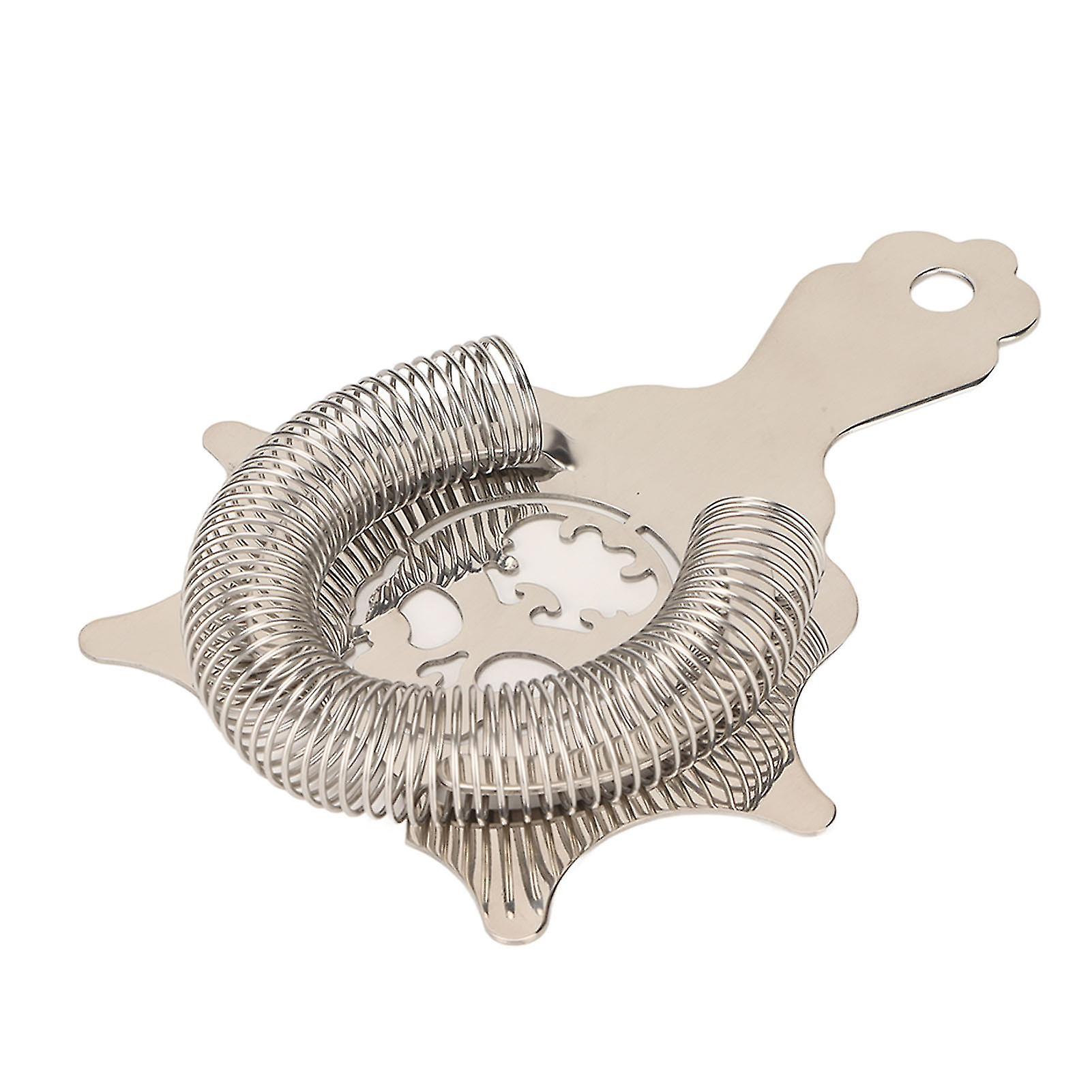 Cocktail Strainer Stainless Steel Bar Cocktail Strainer Filter Multifunctional Bartender Ice Filter