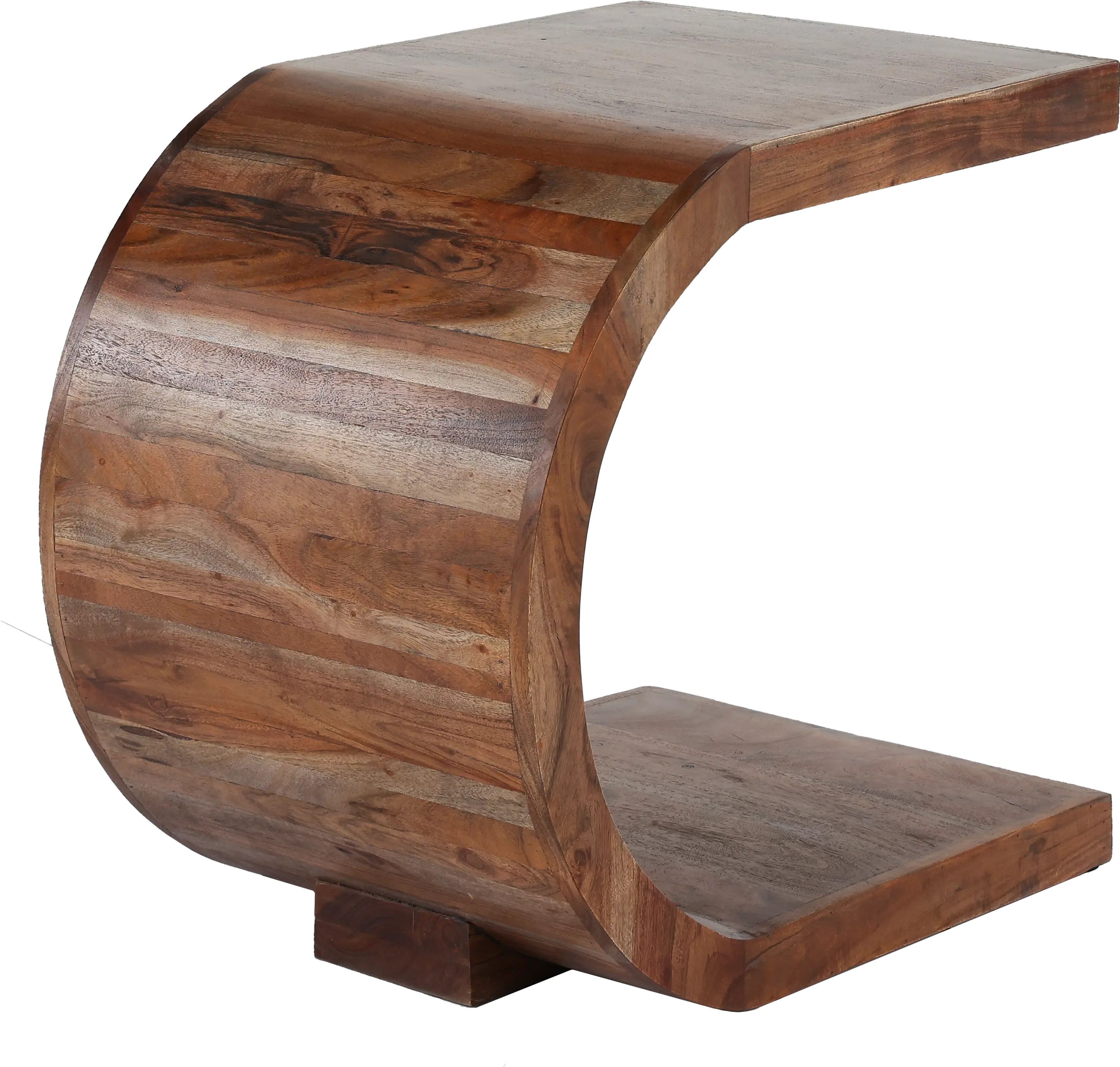 Ellipse Brown End Table