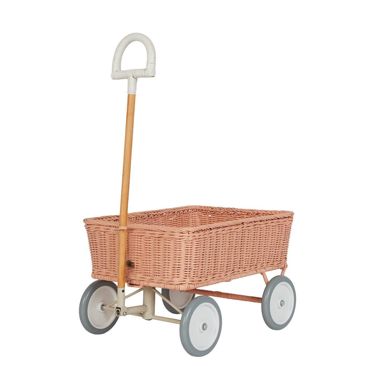 Rattan Wonder Wagon - Vintage Rose by Olli Ella