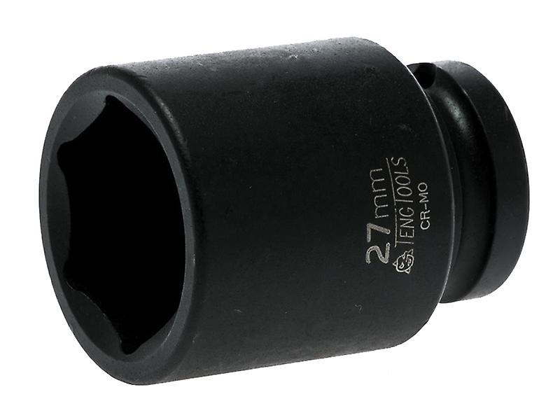 Teng Impact Socket Hexagon 6 Point 1/2in Drive 27mm