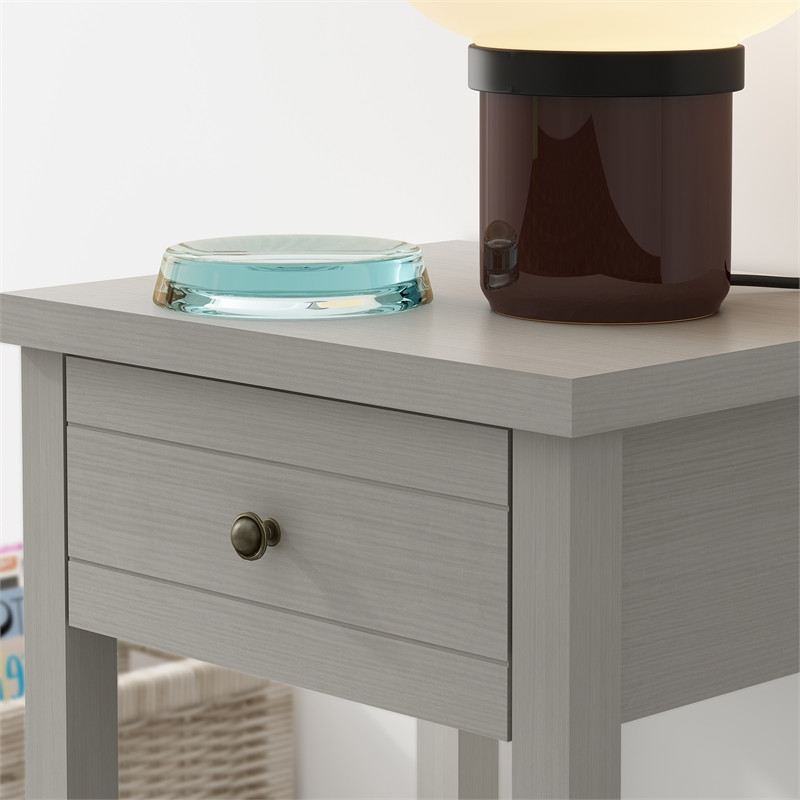 Living Essentials by Hillsdale Harmony Wood Accent Table in Gray   Transitional   Side Tables And End Tables   by Homesquare  Houzz