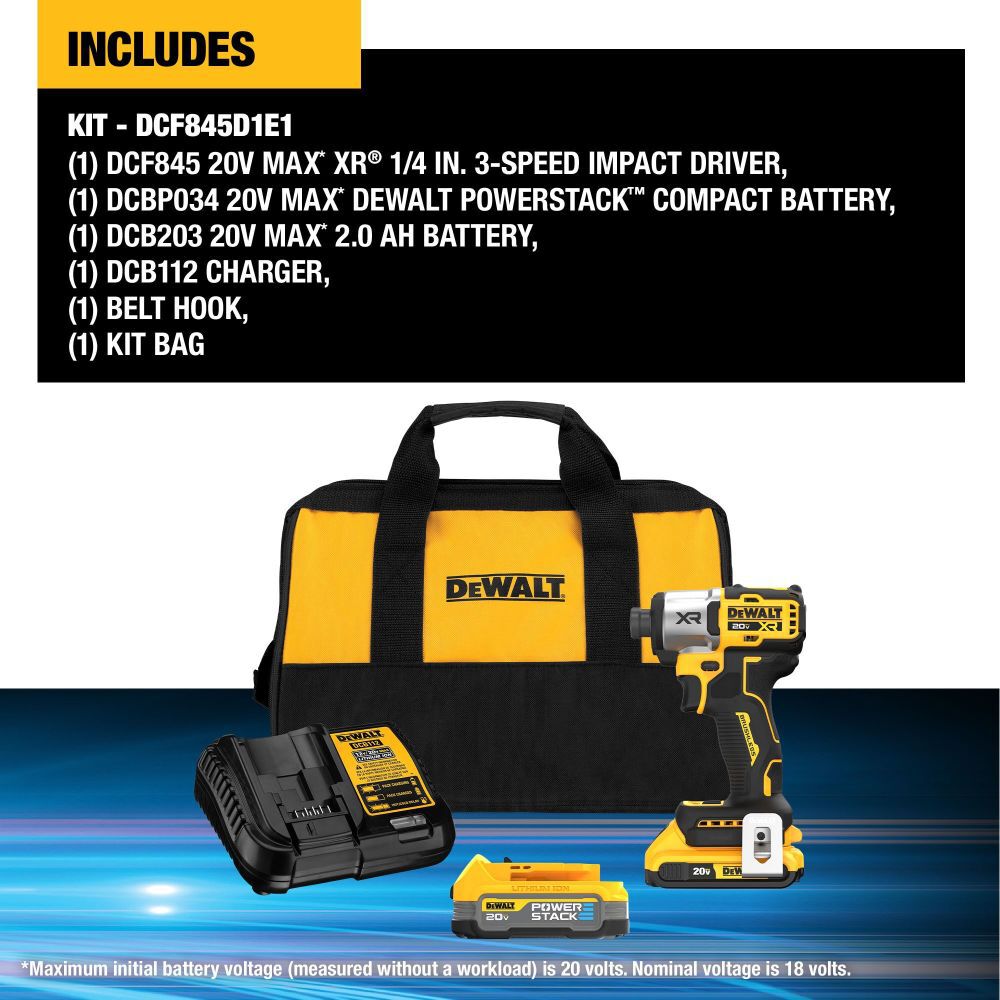 DEWALT 20V MAX XR 1/4