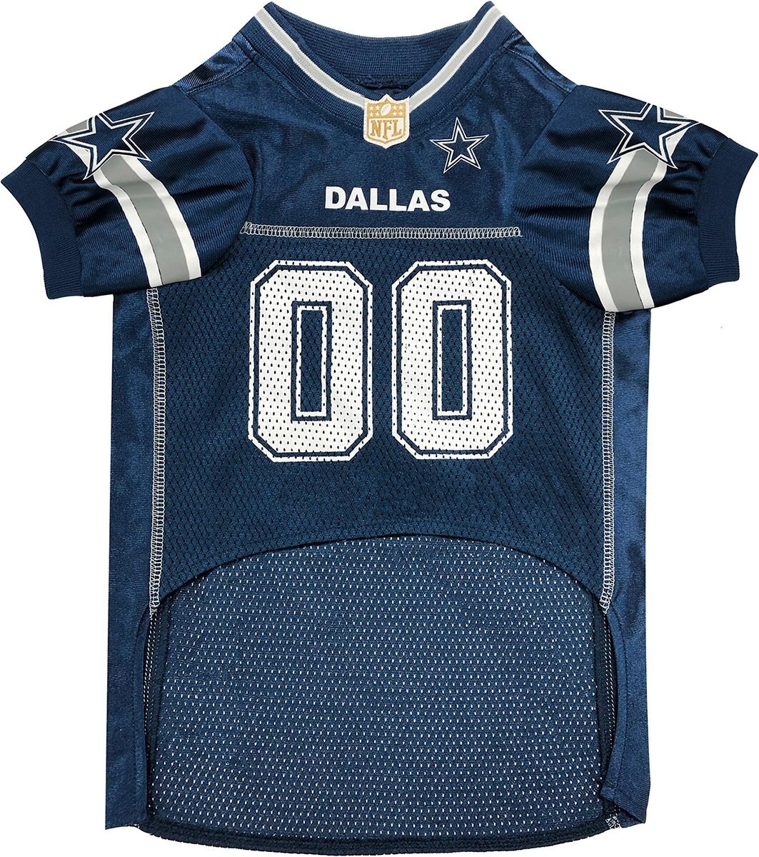 Pets First NFL Dog and Cat Jersey， Dallas Cowboys