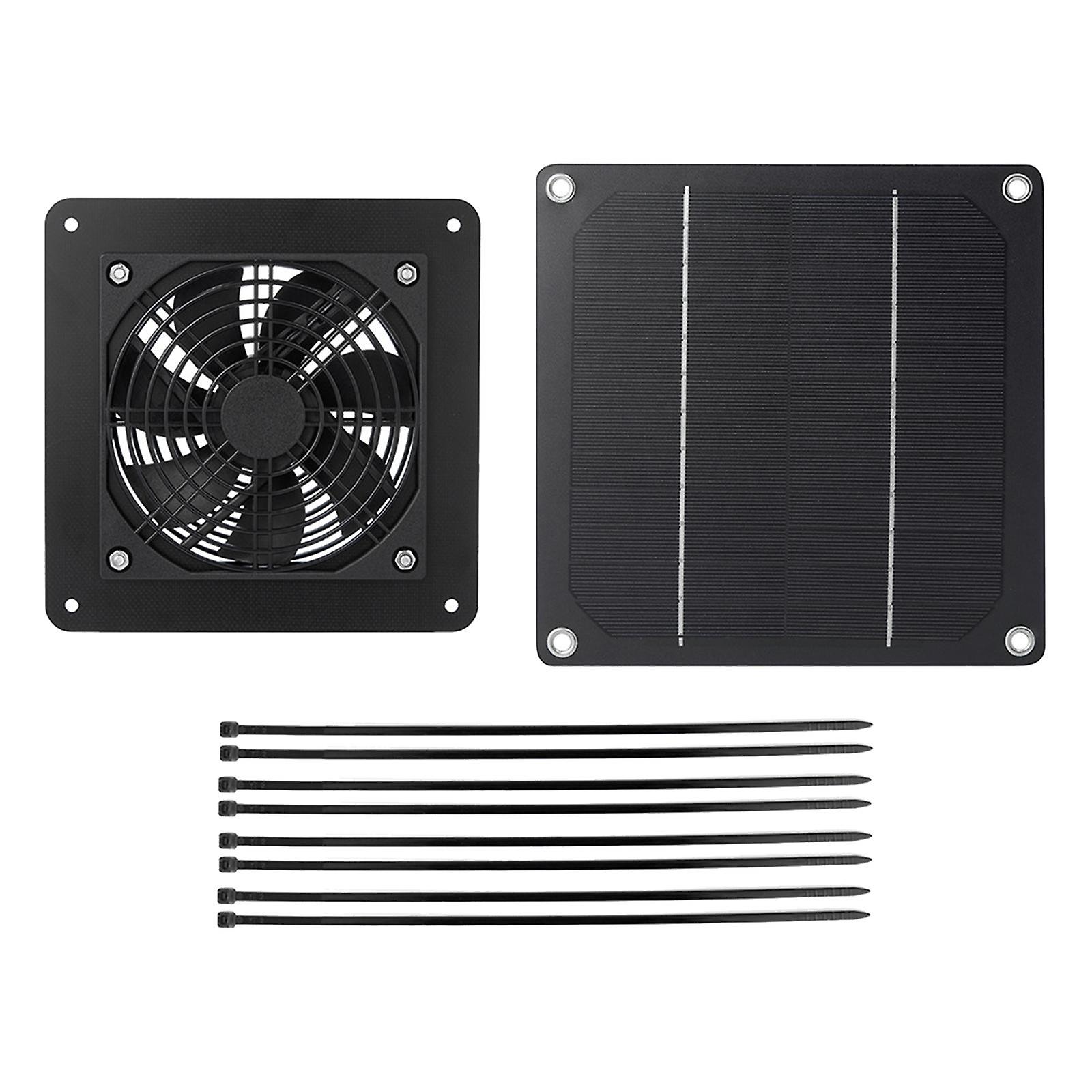 Ventilation Fans 12v 5w Solar Powered Panel Fan For Greenhouse Camping Sheds