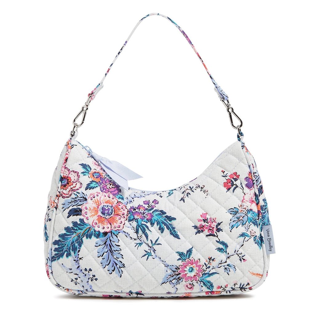 Vera Bradley  Mini Frannie Crescent Crossbody Bag in Magnifique Floral