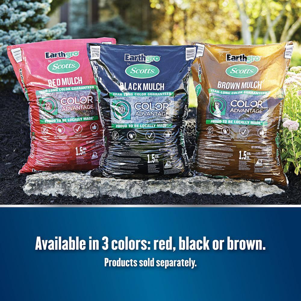 Earthgro 1.5 cu. ft. Bagged Brown Wood Mulch 88659180